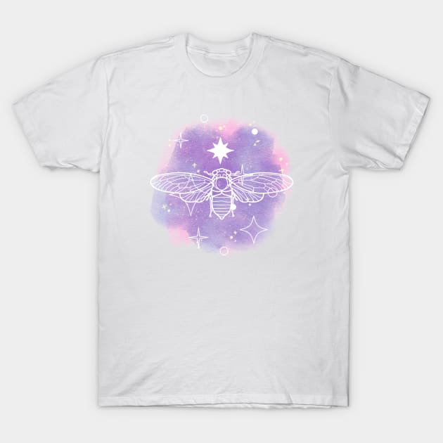 Cicada Stars T-Shirt by TrapperWeasel